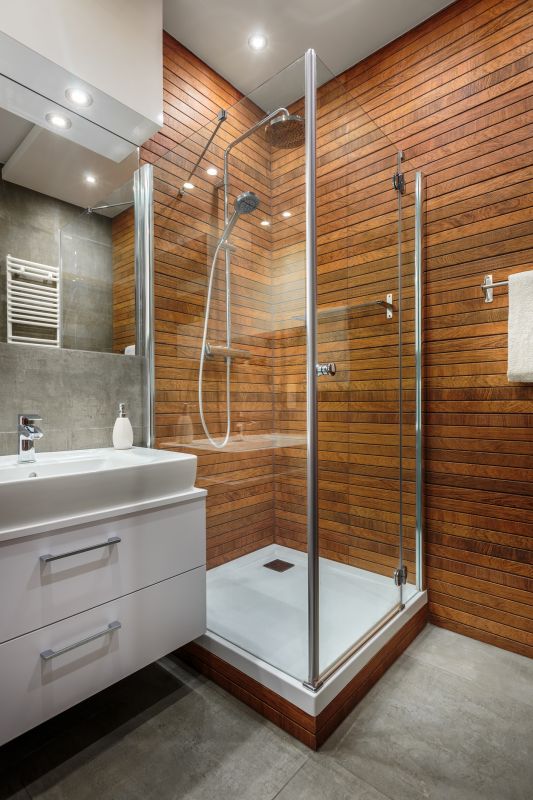 Completed Modern Shower